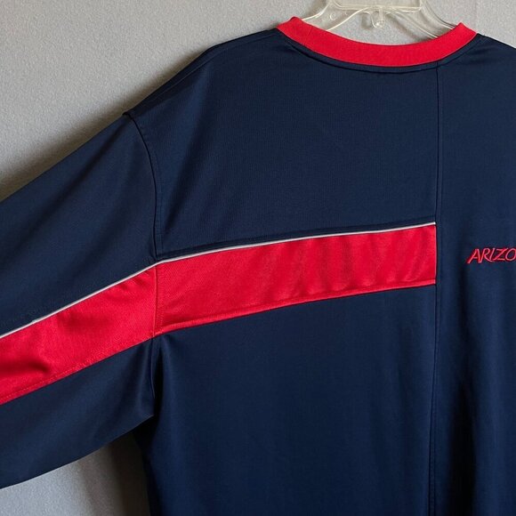 Nike Dri-Fit Elite AZ Wildcats Blue and Red Pullover Sweatshirt Size XXL - Picture 4 of 11